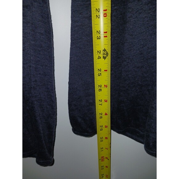 Pete & Greta Johnny Was Women’s Linen Pants Small Drawstring Elastic Waist Navy - Picture 11 of 13